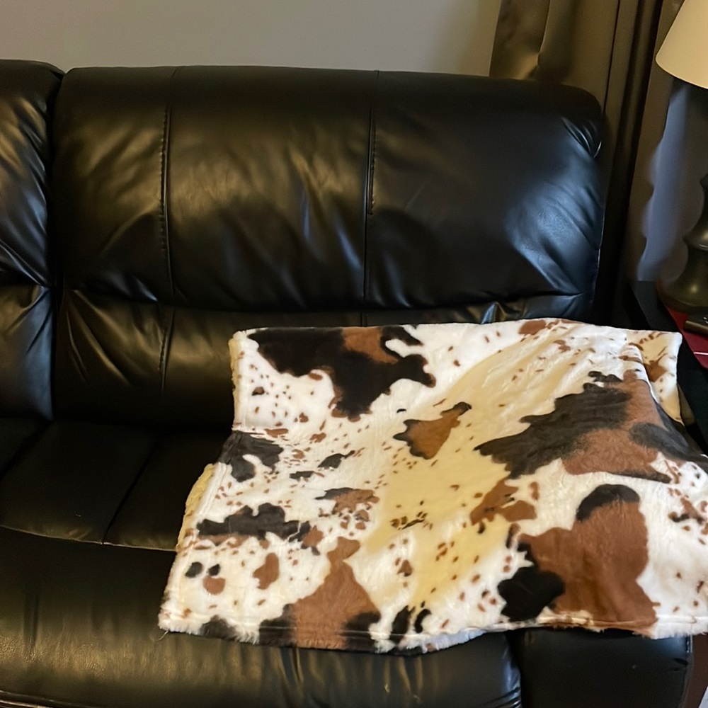 Cow Hide blanket